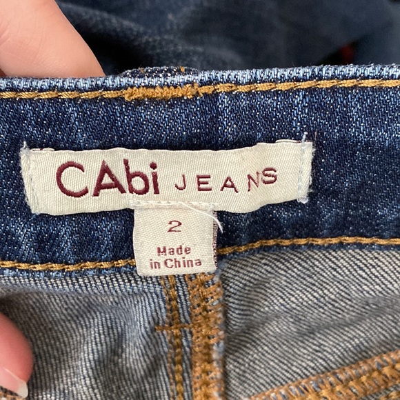 CAbi Bootcut Low Rise Dark Wash Denim Jeans - Picture 7 of 9